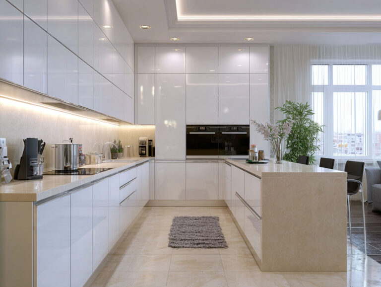 Spotless clean interior